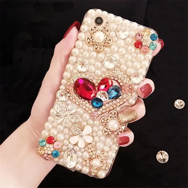 Soft TPU Cover with Rhinestone Bottle for Samsung Galaxy, S23, S24 Plus, S21 FE, S22 24Ultra, Note20 S25 Ultra