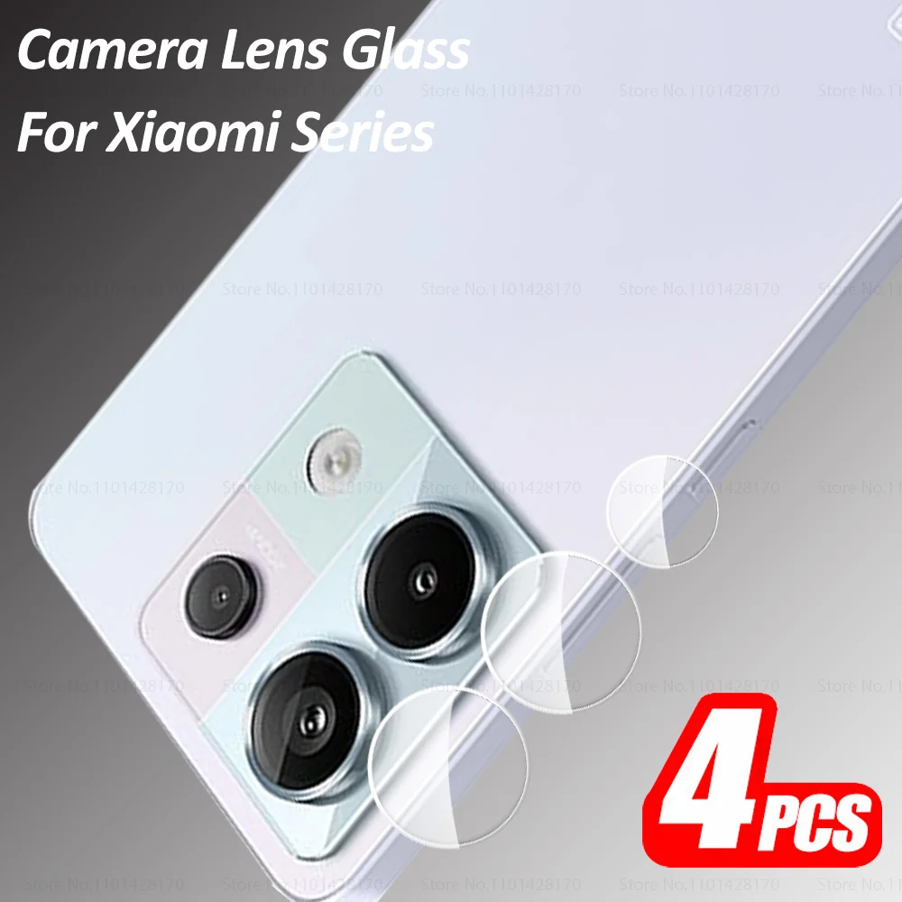 4 Set HD Camera Lens Protective Glass For Xiaomi Redmi Note 13 Pro 5G Back Camera Protector Note13 Pro+ 13Pro Plus Note13Pro 4G