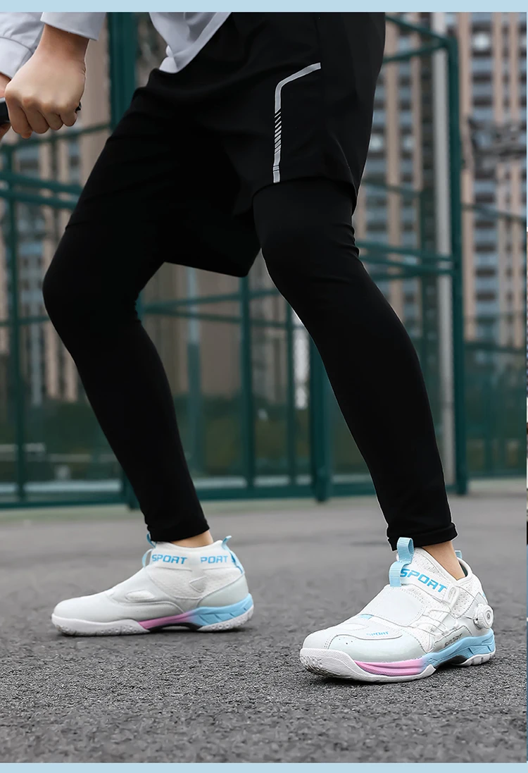 Herren-Badmintonschuhe, bequem, leicht, atmungsaktiv, verschleißfest, rutschfest, Damenmarken, originelle, modische, lässige Turnschuhe – Detail 7