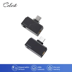 New Celest CD-2 Portable Audio DAC Headphone Amplifier DSD Amp HiFi Support 32bit/384kHz 3.5mm 4.4mm For Android iOS Mac Win10