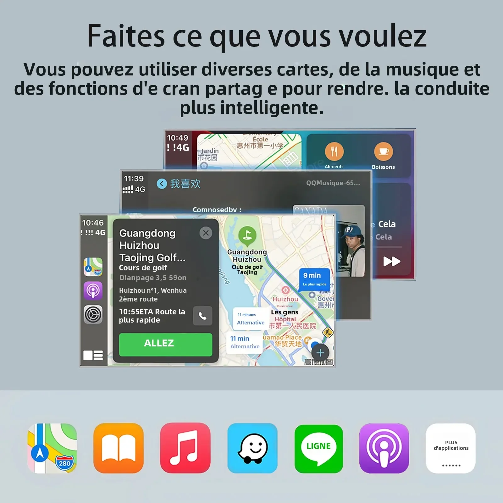 لاسلكي Carplay أندرويد السيارات لبيجو سيتروين SMEG MRN بيكاسو C4 C5 DS4 DS3 308 508 208 3008 مرآة لينك وحدة