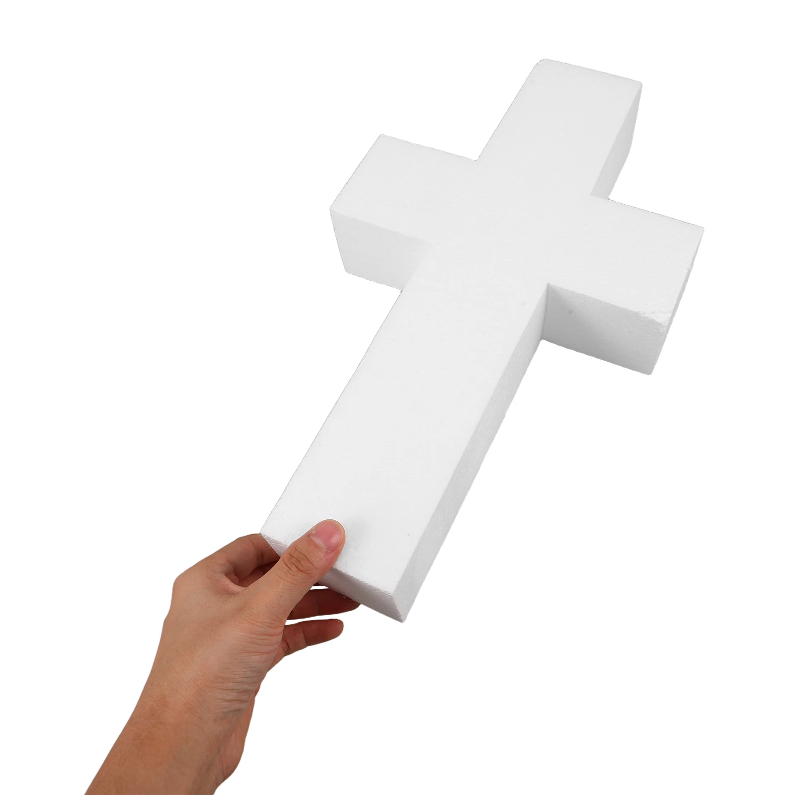 

Blank Cross Cake Dummy for Beginners DIY Crafts Fondant Modeling Cross Event Decoration Baking Practice Foam Cake Dummies