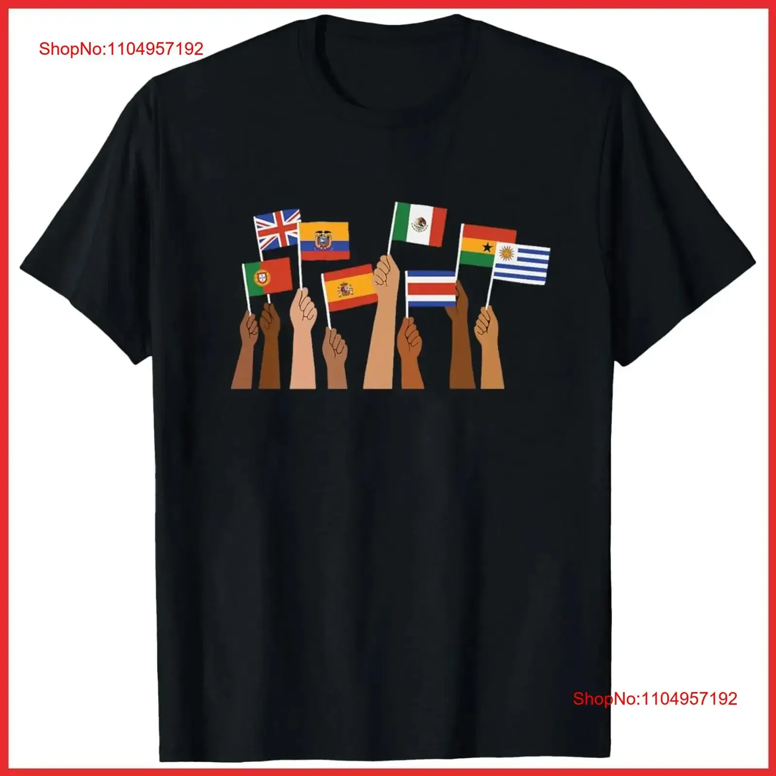 Diverses drapeaux à l'étranger drapeau de l'unité t-shirt en coton noir S 5XL vintage lavé confortable homme élégant étiré mode décontracté