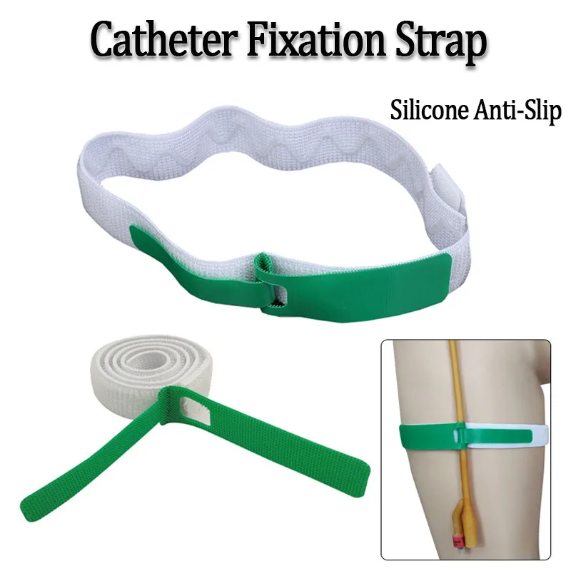 

Adjustable External Urine Bag Fixation Band Silicone Non-Slip Gaiters Drainage Tube Fixers