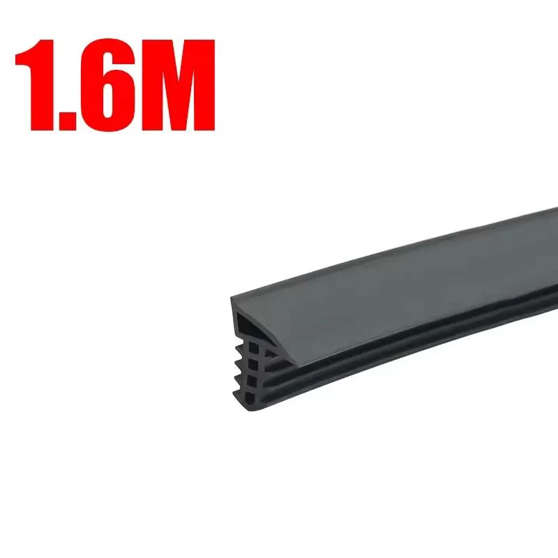 1,6 м уплотнительная лента для приборной панели автомобиля, шумоизоляционные резиновые полоски, полоса зазора переднего лобового стекла, универсальные аксессуары для уплотнений