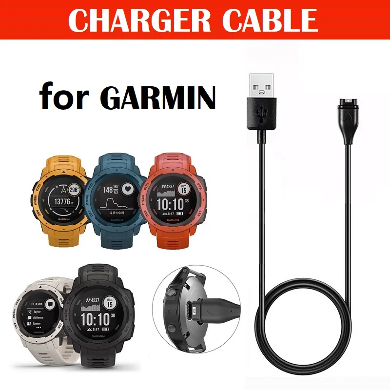 Кабель зарядного устройства для смарт-часов Garmin Epix Pro Fenix 7/6/5 CAME 3 3s SQ2 Instinct 2 Vivoactive 5/4