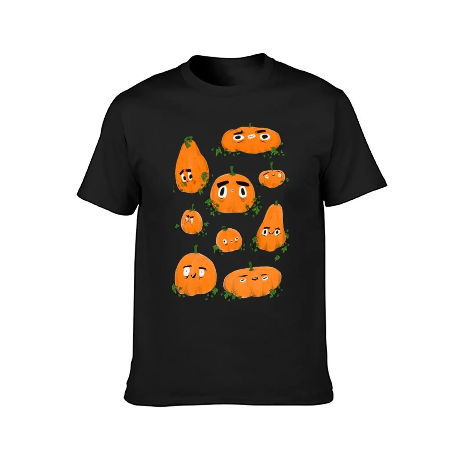 Pumpkin Heads - Halloween Spooky Illustration T-Shirt tops sweat summer top for a boy tshirts for men