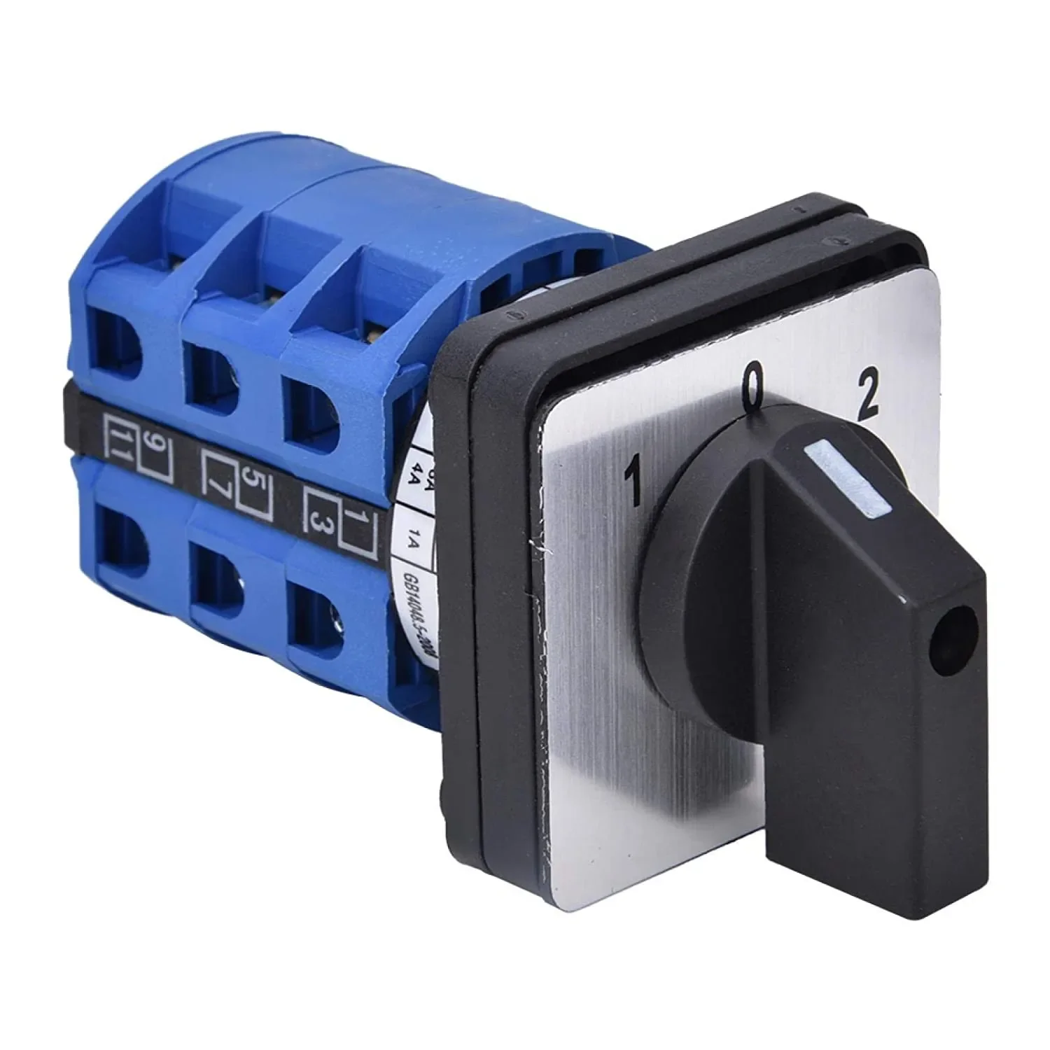 25A 690V Rotary Changeover Switch Three Phase 3 Position Transfer Switch Panel Tool With Galvanized Copper Conductive Parts