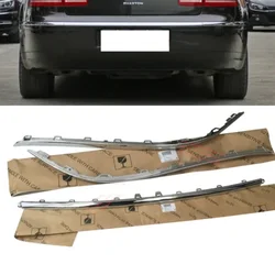 Striscia decorativa cromata paraurti posteriore per Volkswagen VW Phaeton 2011-2015