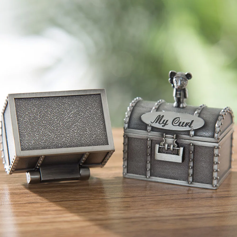 

2 шт., коробка для сохранения детских зубов, компактный органайзер из сплава, чехол для хранения зубов, детский подарок на память, волосы плода, сертификат рождения