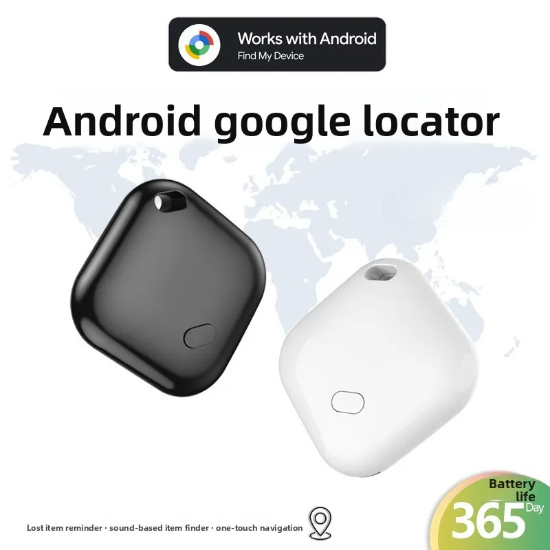 

CD Google Smart Tracker Tag для устройств Android, приложение Find Hub, AirTag, устройство для поиска ключей, трекер для животных/сумок, сертифицированный Google Bluetooth-трекер