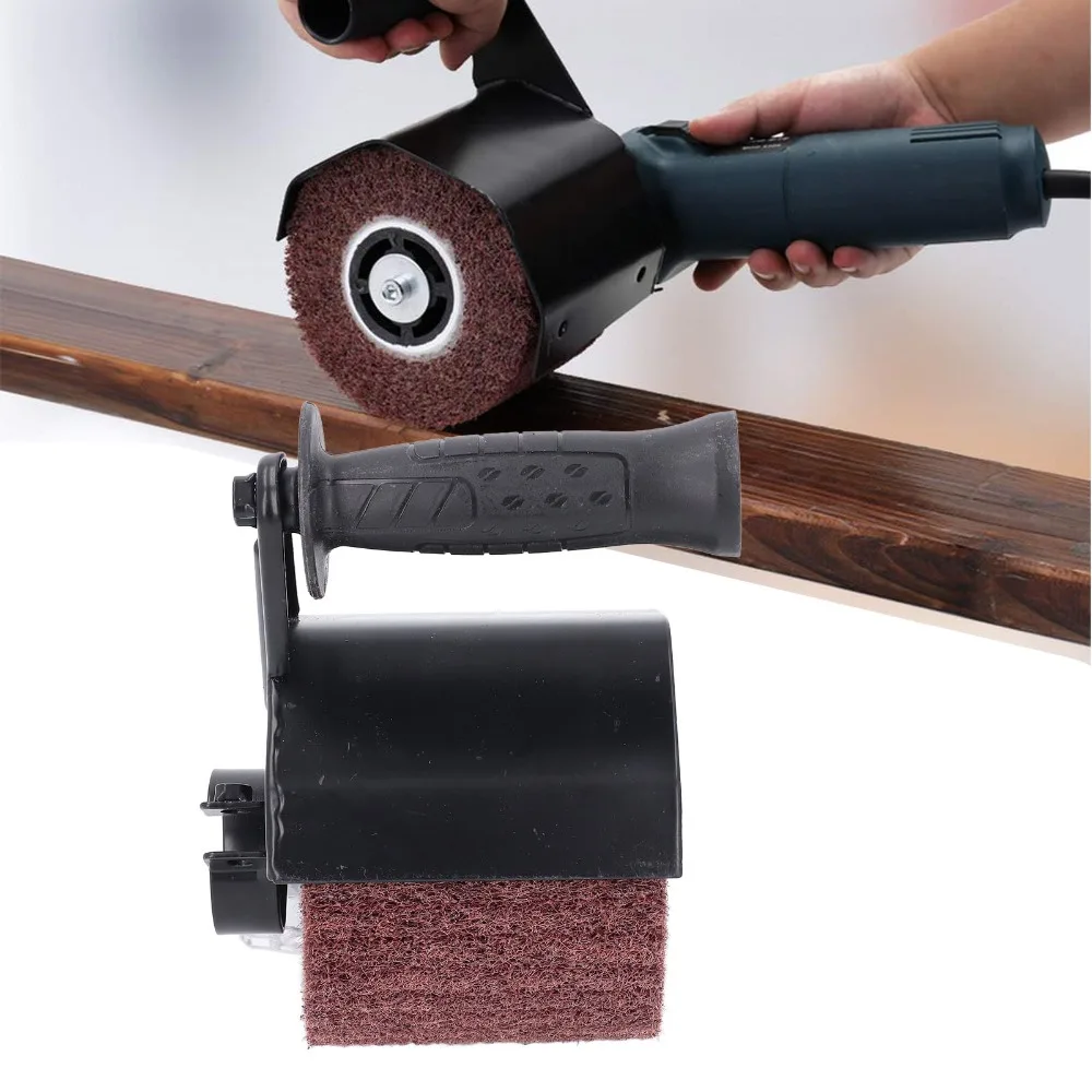 1200W Power Burnishing Polishing Machine Stainless Steel Soft Handle Polishing Machine Accessory Variable Speed