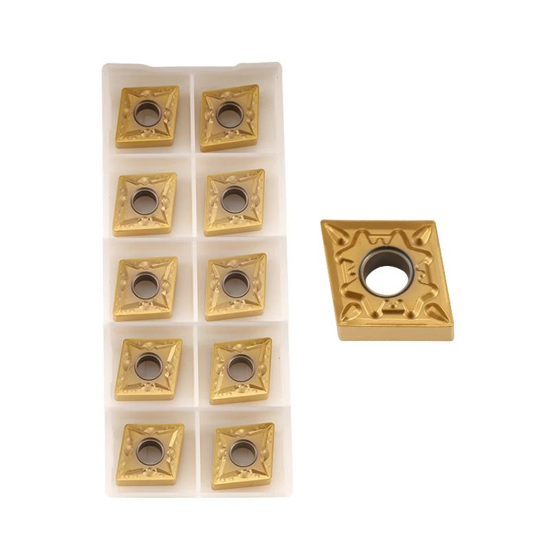 旋盤用超硬インサートCNMG120404-MT CNMG120404-HQ CNMG120408-HQ,外部旋削工具,旋盤部品用CNCカッター