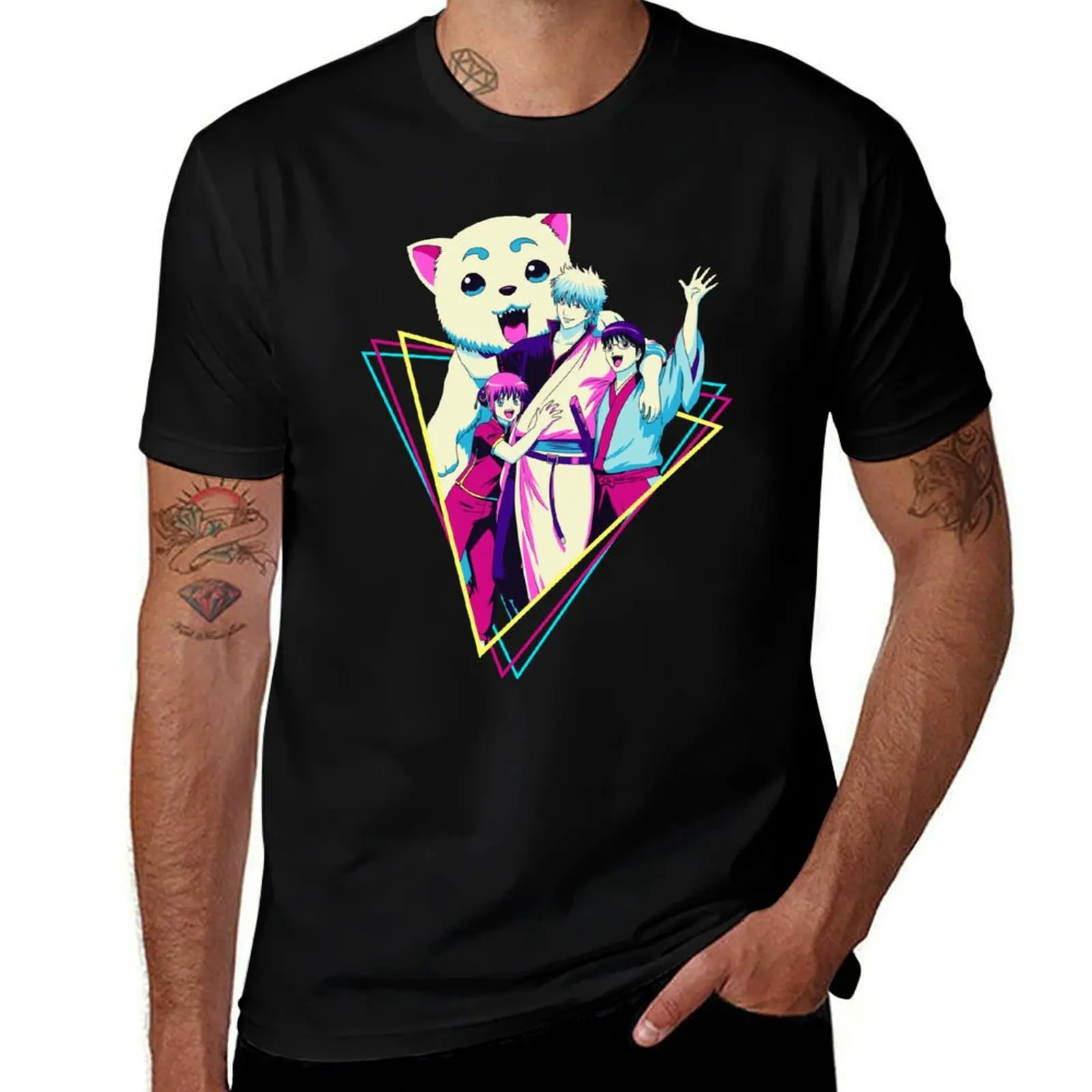Gintoki T-Shirt Christmas Casual Tee Shirt T-Shirt