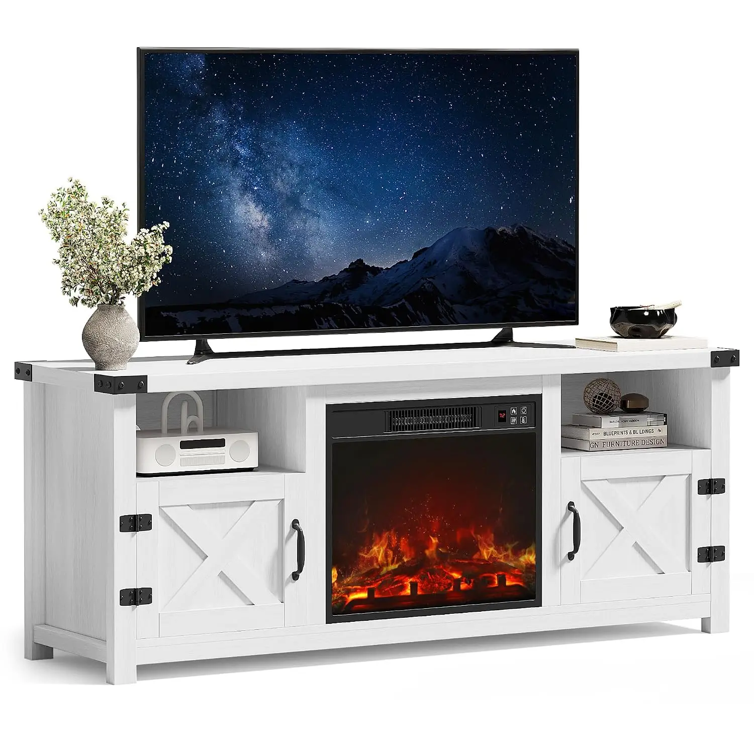 Fireplace TV Stand 18