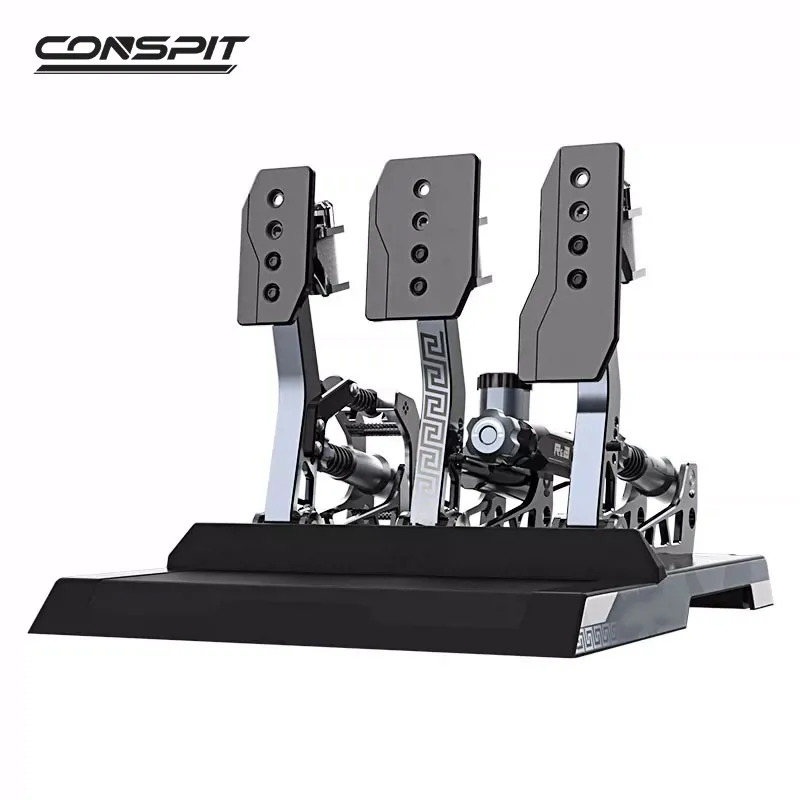 R & B Racing Conspit CPP.Lite 3-Pedal 2-PedalSIM pedali da corsa freno idraulico Set di pedali di vibrazione