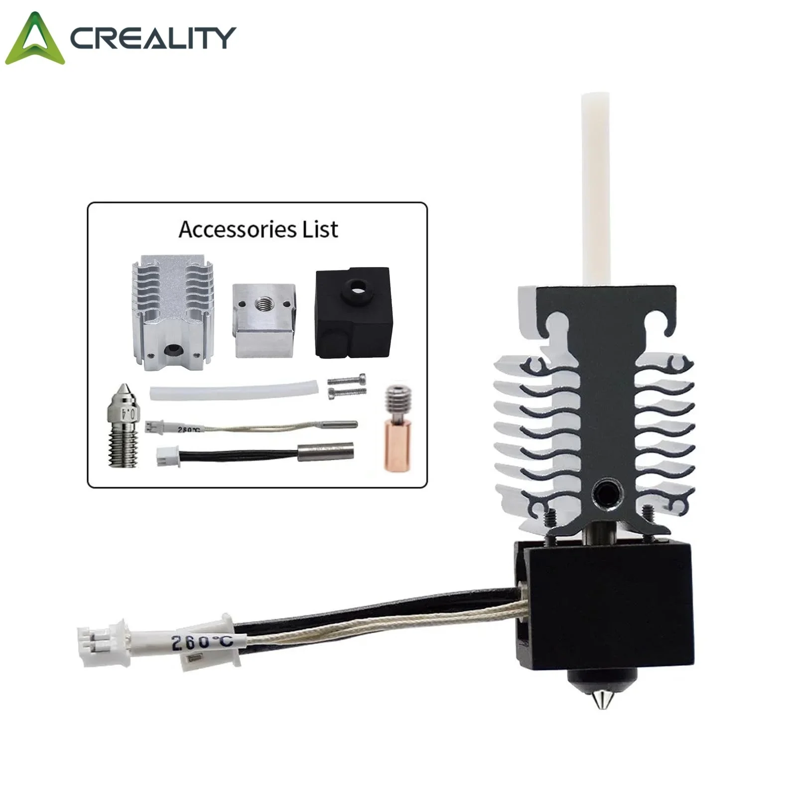 Creality Ender-3 V3 SE ホットエンドキットには、銅合金ノズルが含まれています 高速 250mm/s 印刷速度 3D プリンターアクセサリー