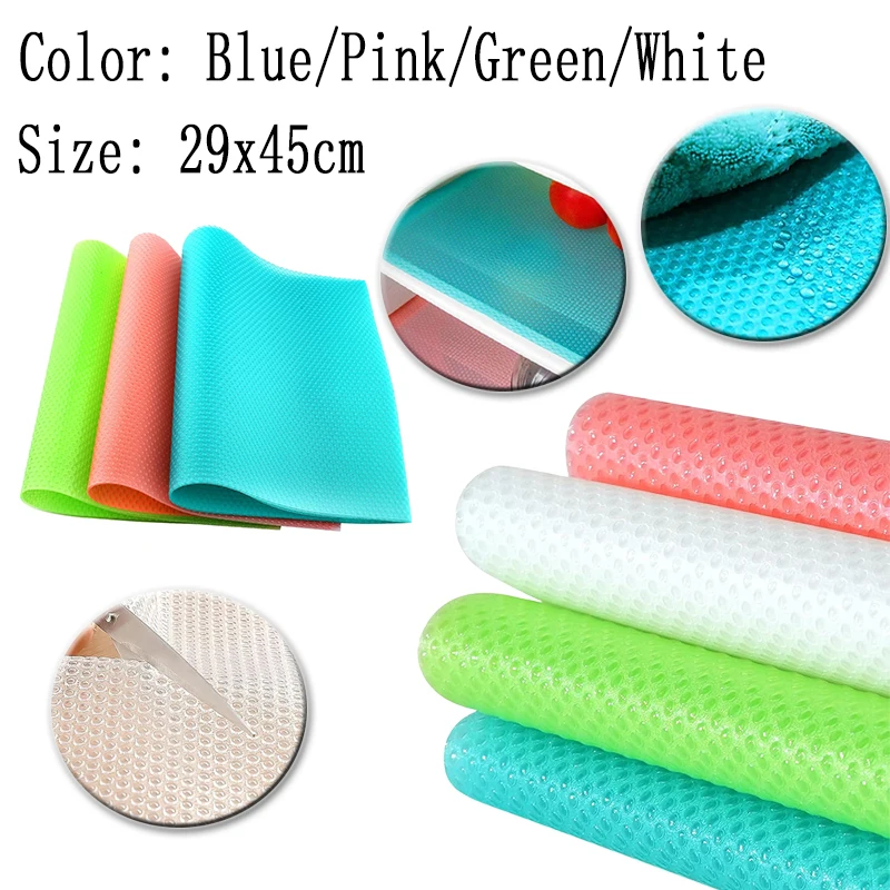 20/12/4PCS Refrigerator Mats Refrigerator Liners Refrigerator Pads Shelf Mats Washable Fridge Liners Drawer Table Placemats