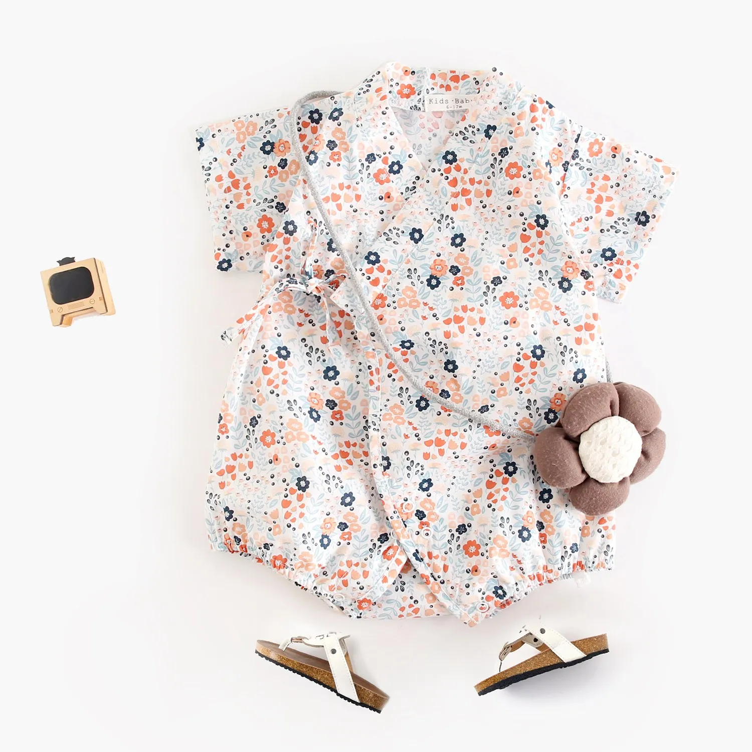 Sanlutoz Blumen Sommer Kleinkinder Mädchen Body suits Baby Onesies Kleidung nicht