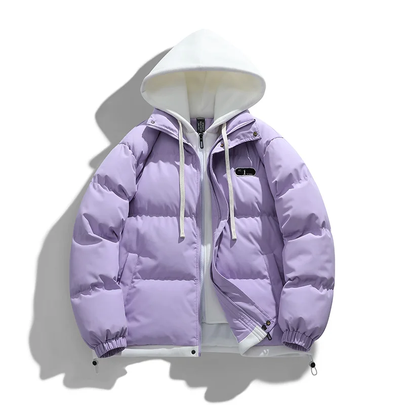 Heren Dikke Warme Kleurrijke Bubble Jas Winterjas 2023 Heren Streetwear Hiphop Parka Koreaanse Zwarte Kleding Puffer Jassen