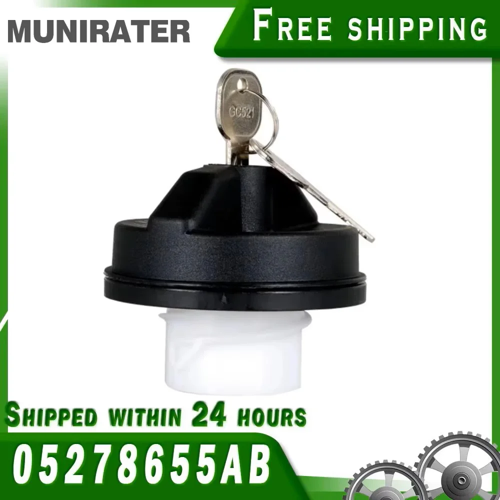 

Locking Cap Lock Fuel Cap 05278655AB Replacement for Wrangler 2000-2021 Cherokee 2014-2021 Ram 2000-2021