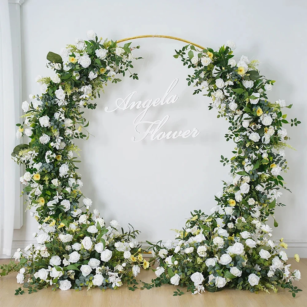 1pc Wedding Round Balloon Arch Stand Large Metal Arch Stand Flower Frame Birthday Party meeting Decor forniture Home puntelli fai da te