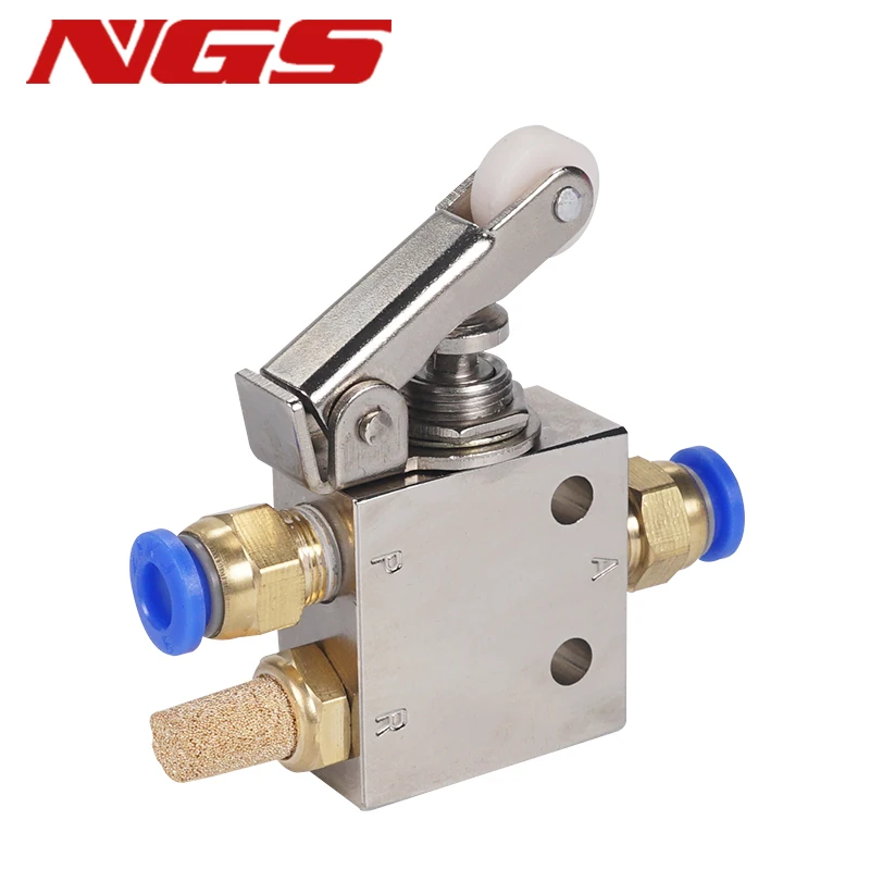 TAC2-31P-34C Exhaust valve 2 Position 3 Way Roller Lever Mechanical Valve Pneumatic valve switch 1/8