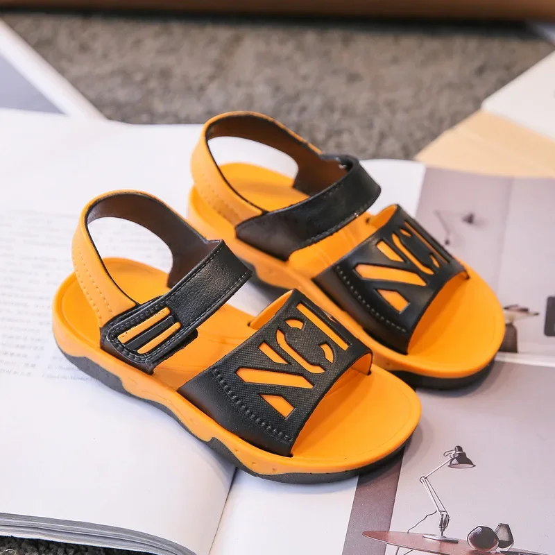 Breathable Sport Sandals Summer Sandals for Boys Casual Beach Shoe Comfortable Soft Sole Kids Shoes Fashion Non-slip Sandalias