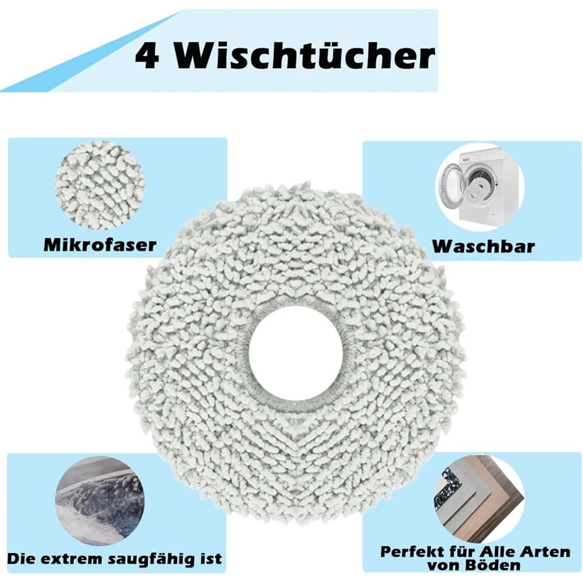 Per Ecovacs Deebot T20 OMNI, T20e OMNI Robot aspirapolvere spazzola laterale principale filtri HEPA sacchetti per la polvere Mop Cloth Parts