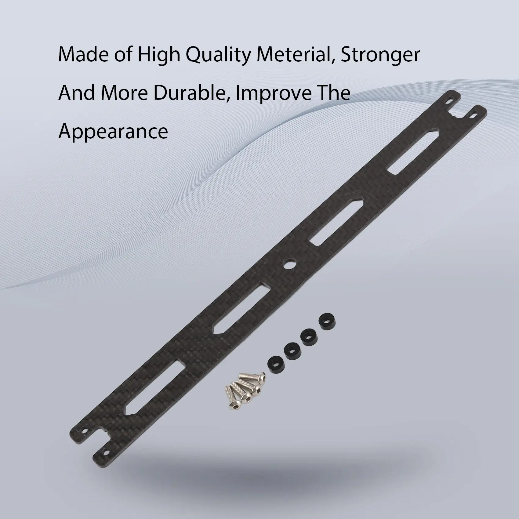 Carbon Fiber Second Floor Board Plate For Tamiya TT02 TT02B TT-02 TT-02B 1/10 RC Car Upgrade Parts Accessories