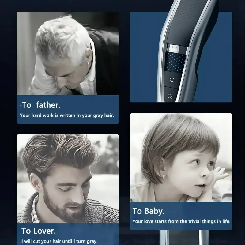 فيليبس جديد مقص الشعر سلسلة 5000 مقص الشعر الكهربائية رئيس قابل للغسل المنزلية مقص الشعر الكهربائية HC3688 نوع C ميناء الشحن