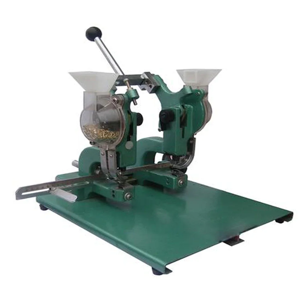Semi Automatic Two Head Eyelet Grommet Machine for Paper