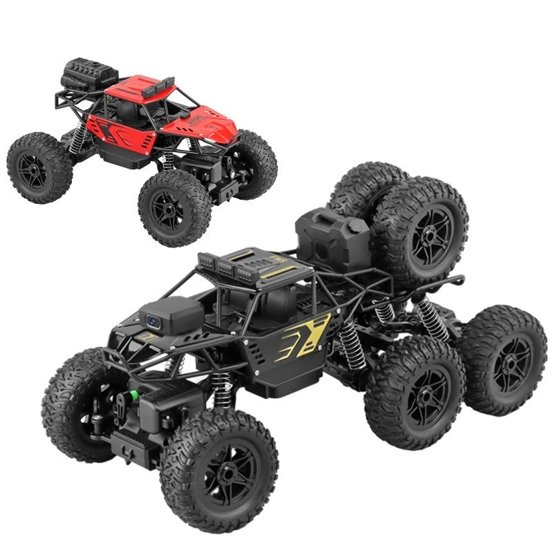 38cm ultra-long alloy dual mode app rc cars,six-drive remote control car,8K HD camera with fart spray,electric car for kids toys