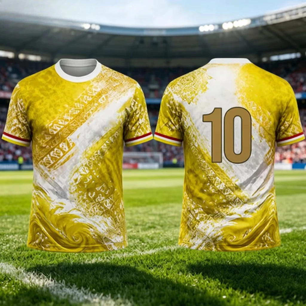Men Sport Breathable Jersey Short Sleeve Polyester Simple Athletic T‑Shirt For Men Sports Daily Occasions