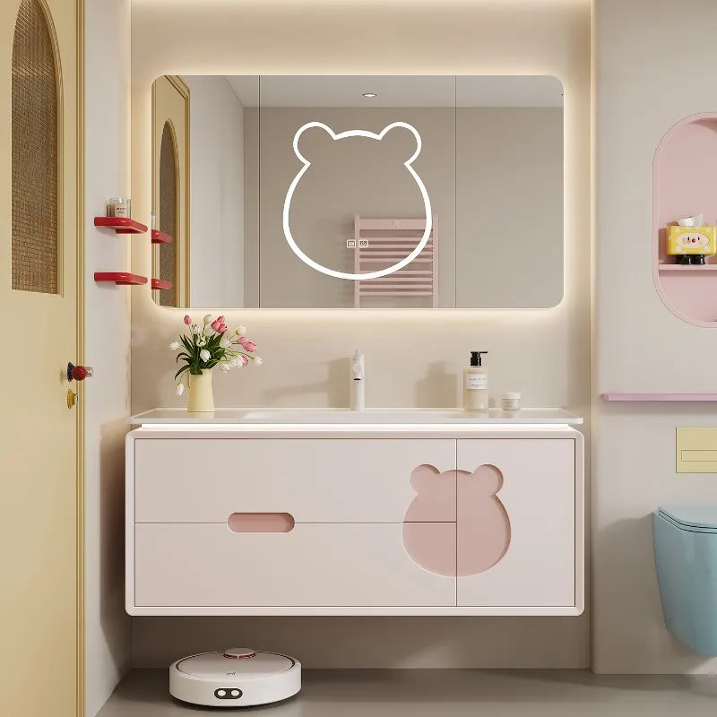 rx-Gadgets Decorations Bathroom Cabinet Skincare Corner Accessories Bathroom Cabinet Vanity Organizer Gabinete Home Furniture-