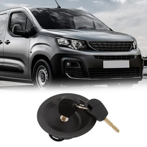 Imagen 2 del producto Tapa del tanque de combustible del filtro de combustible de aceite de coche con 2 llaves para Berlingo Partner 1996-2008 1508J5