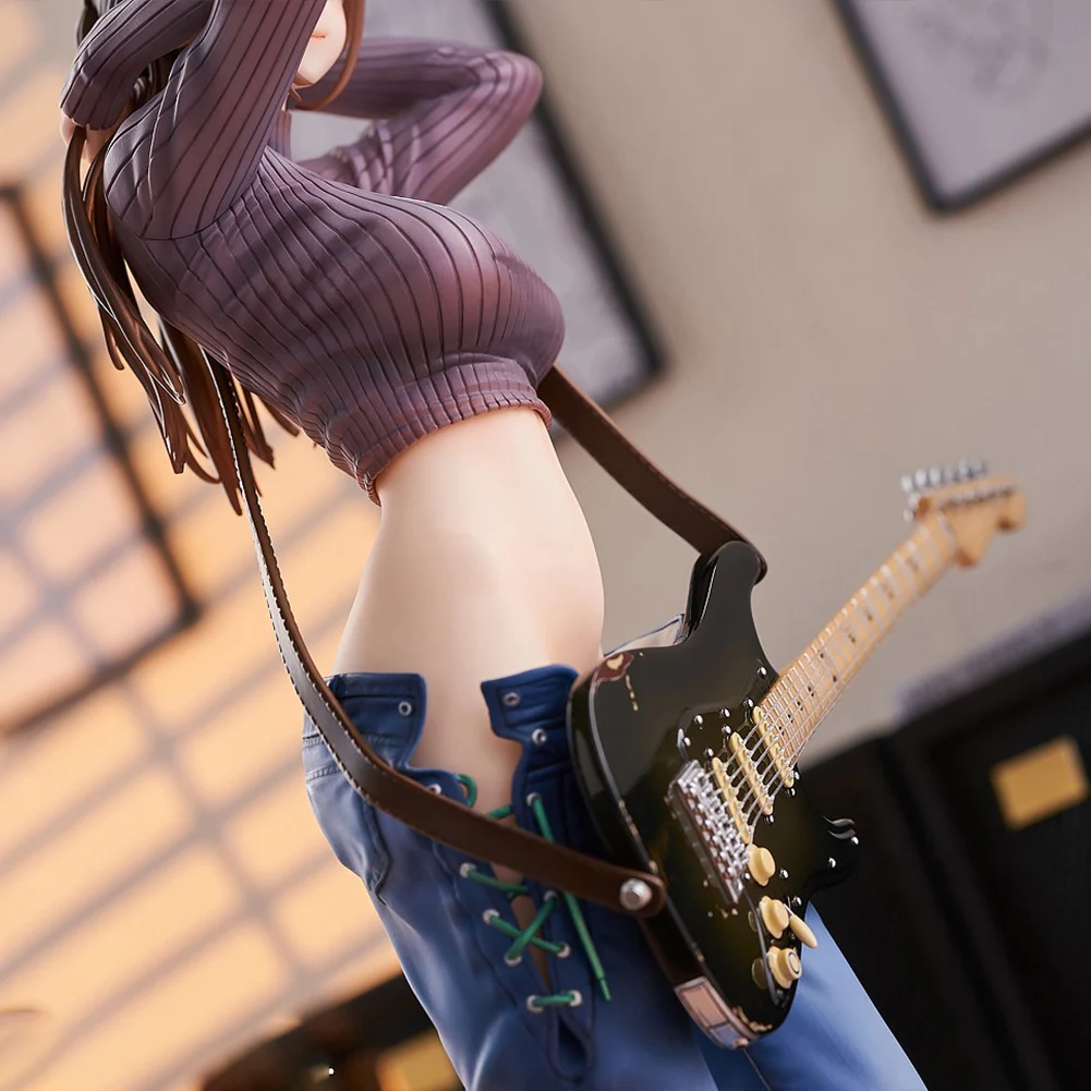 기타 MeiMei 쿨 카우보이 음악 소녀 인형 컬렉션 스탠딩 액션 피규어, 애니메이션 피규어 장난감 게임, 수집용 모델 선물, 22cm