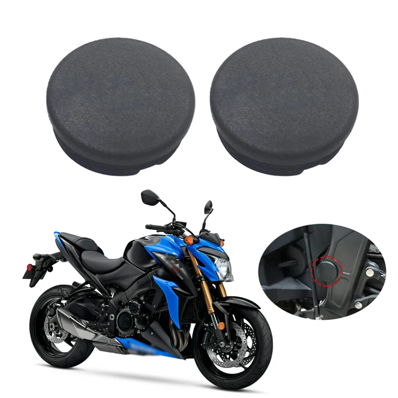 2PCS Frame Hole Cover Caps Plug Decorative Frame Cap Set For Suzuki GSX-S1000F GSX-S1000 GSX-S1000GT GSXS1000/F/GT 2015-2022