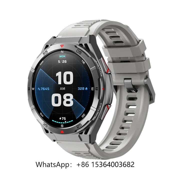 

2025 New X2B GPS Smart Watch Men 3ATM Waterproof Outdoor Fitness Tracker 150+ Sport Mode Altitude Compass Sport Smartwatch