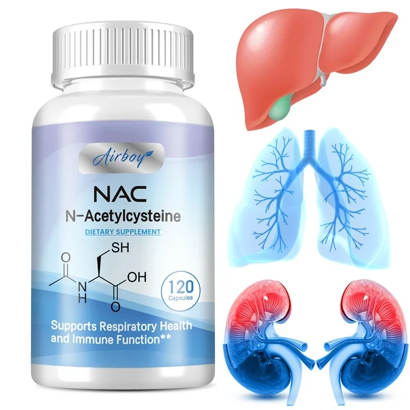 

N-Acetylcysteine - Supports Respiratory & Cell Health, Promotes Liver and Kidney Detoxification