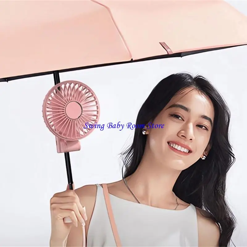 Fã mão mão k1ad ventilador USB Small portable Table Fan Clip -chuvas 3 velocidades