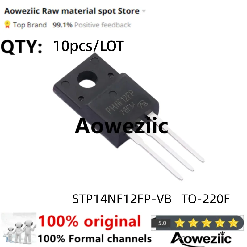 Aoweziic 2018+ 100% New Imported Original STP14NF12 P14NF12 TO-220   STP14NF12FP-VB  P14NF12FP  TO-220F MO SFET 120V 14A