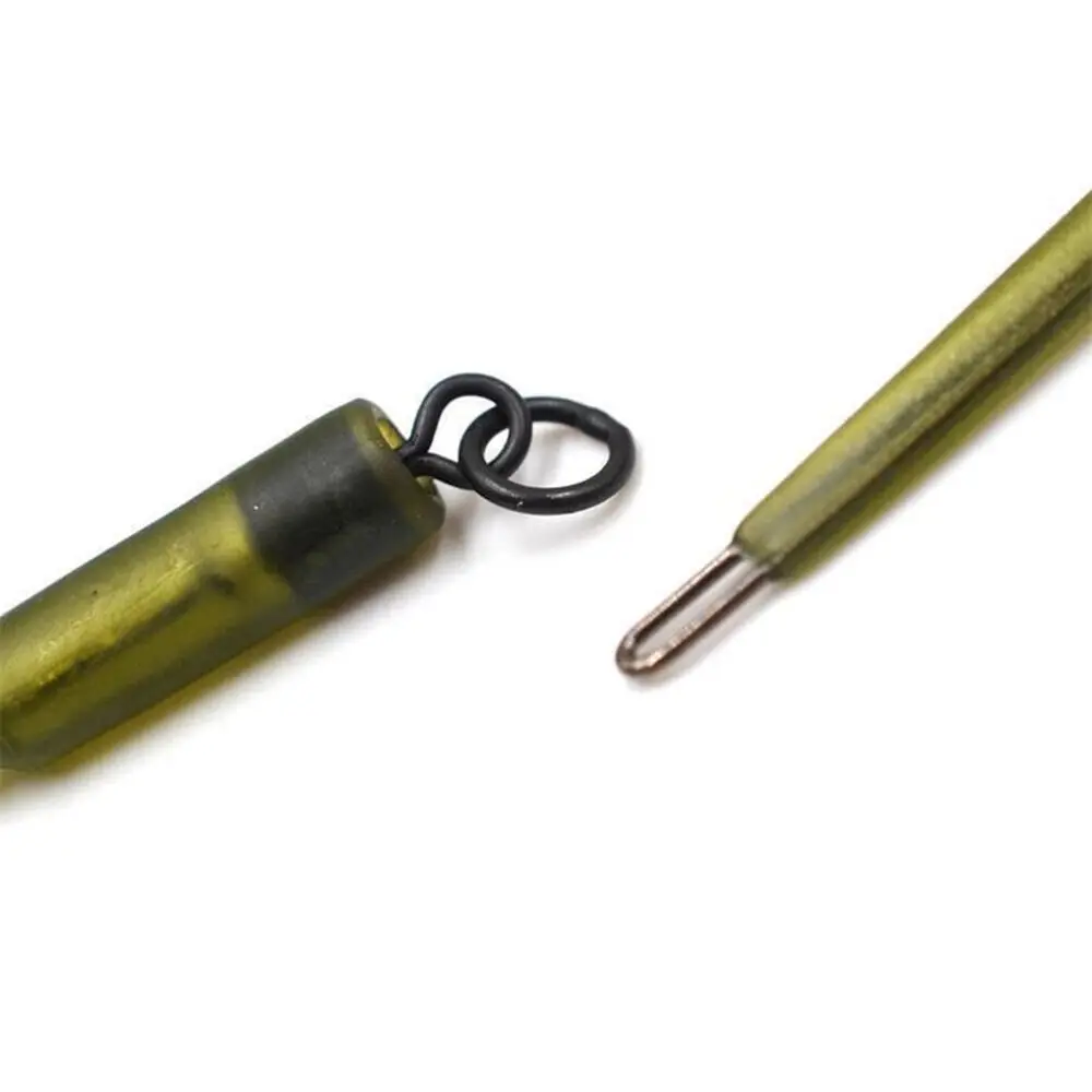 10 قطعة PVA حلقة مثمنة لصيد سمك الشبوط تغيير سريع حقيبة خضراء شفافة ينبع حقيبة صلبة #2