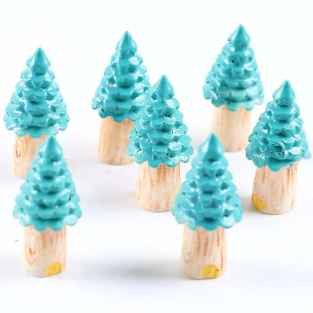 

15 Pcs Resin Decorative Mini Crafts Solar Garden Christmas Table Top schaft nament Home Supplies