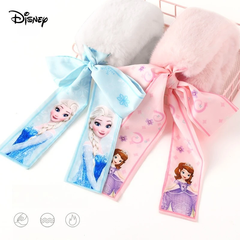 

Disney children's scarf Disney Frozen Girls Autumn and Winter Trendy New Neck Cover Winter Baby Keep Warm Aisha Scarf