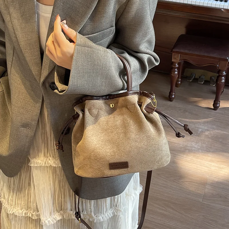 حقيبة دلو كلاسيكية لعام 2025، محفظة ذات مقبض علوي للنساء، حقيبة كروس عصرية للركاب، حقيبة متعددة الاستخدامات من اليوم إلى الليل، محكم #2