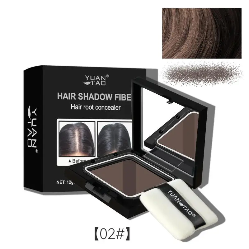 1Pcs ABS outer shell 3 Colors Hairline Shadow Contouring Powder Disposable Dye Filling Forehead Covering White Hair