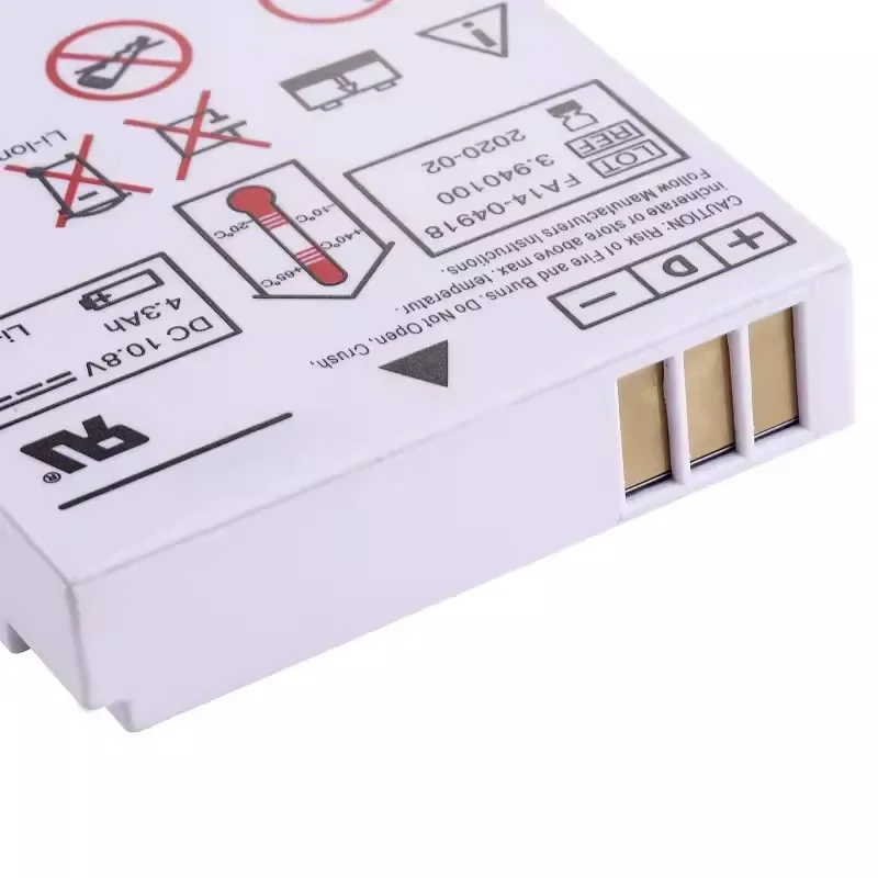 DG5000 3.940100 10.8V 4.3AH Monitoreo Defibrillador Batería Recargable