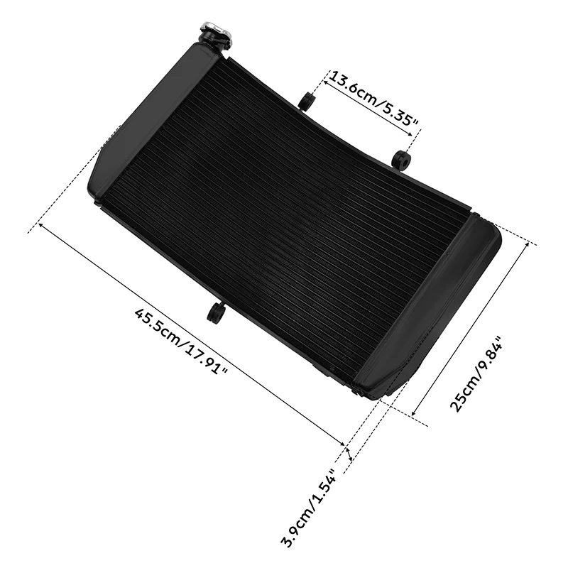 Motorcycle Aluminum Radiator Cooler Replacement For Honda CBR600 F4 1999-2000 F4I 2001-2004 02 03 view 4