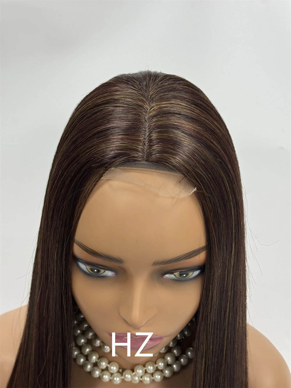 30 #   高貴な合成レースフロントウィッグ女性のための 30 インチストレートウィッグレースウィッグレースウィッグコスプレストレートレースフロントウィッグ